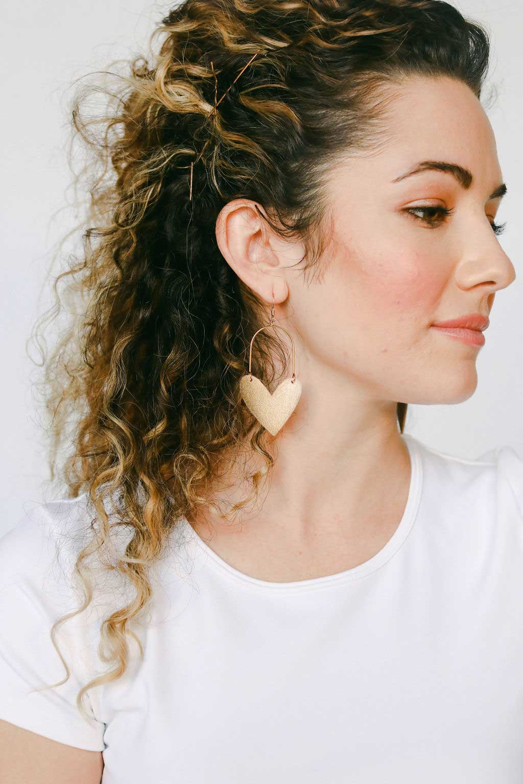 Gold Satin Sweethearts: One Size