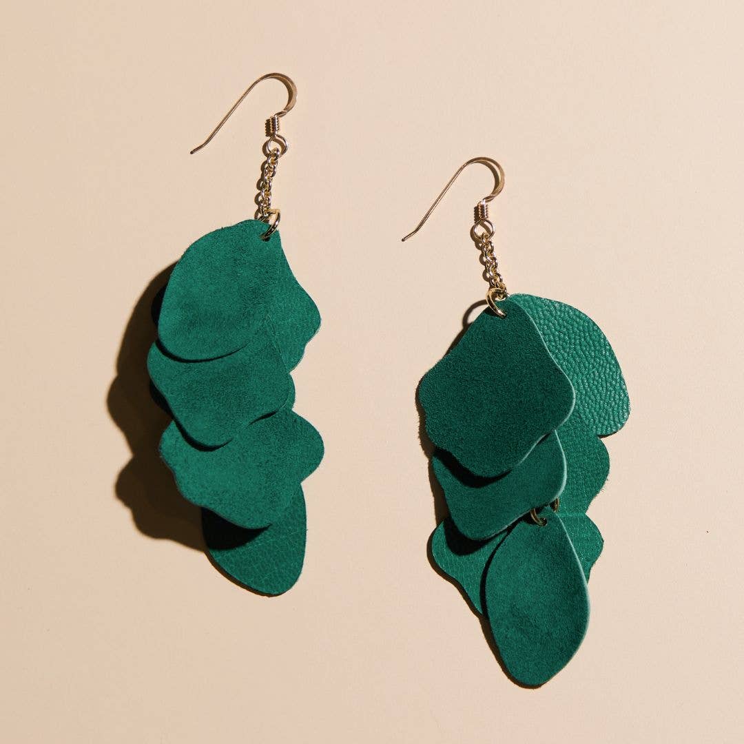 Mistletoe Suede Florence Earrings
