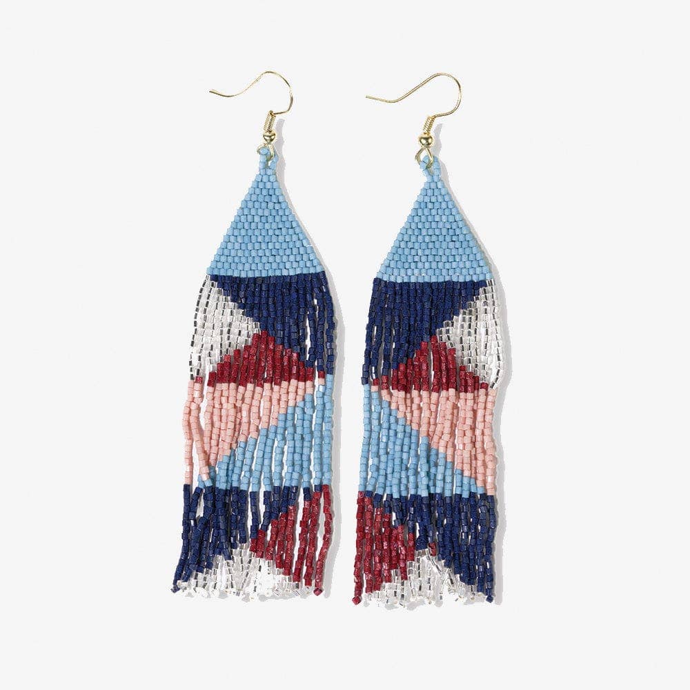 Brittany Mixed Triangles Earrings
