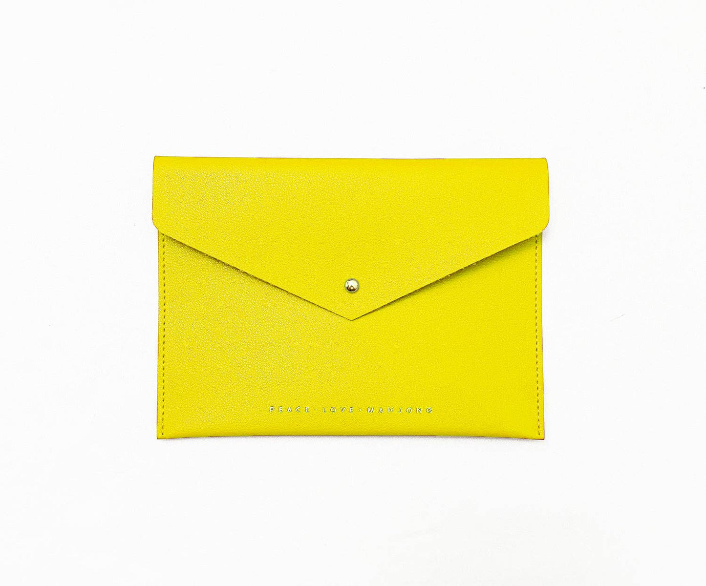 Mahjong Card Clutch: Hunter Green - Large Size