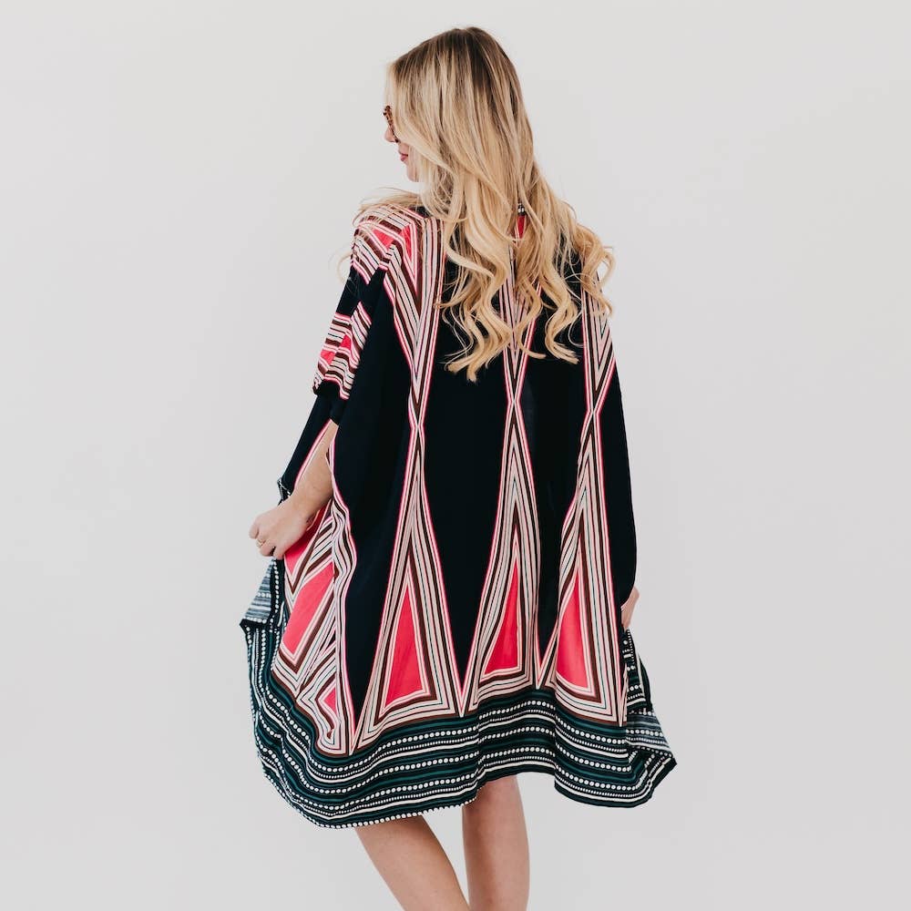 In The City Of Paradise Kimono: Cream