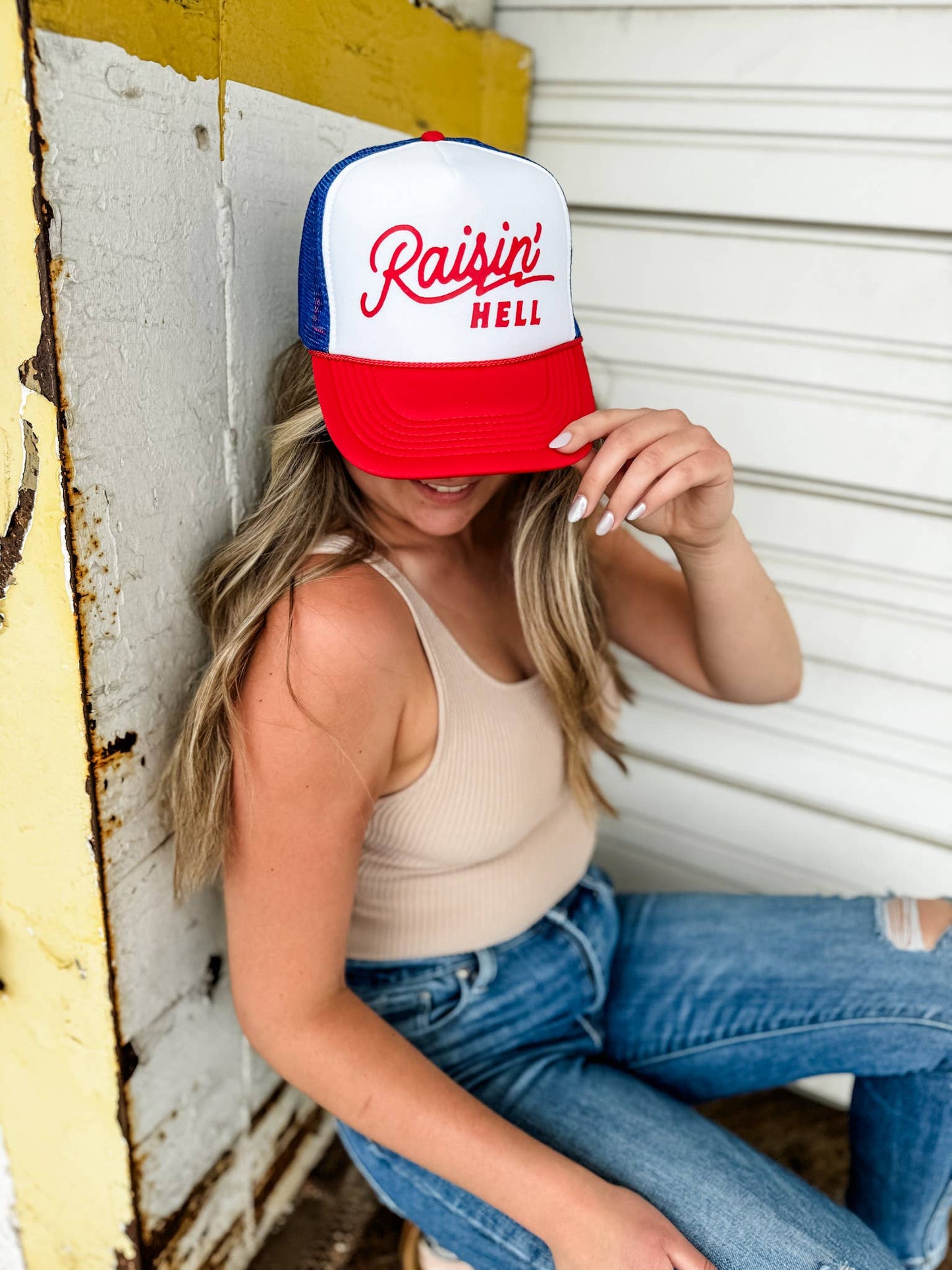 Raisin’ Hell Trucker Hat