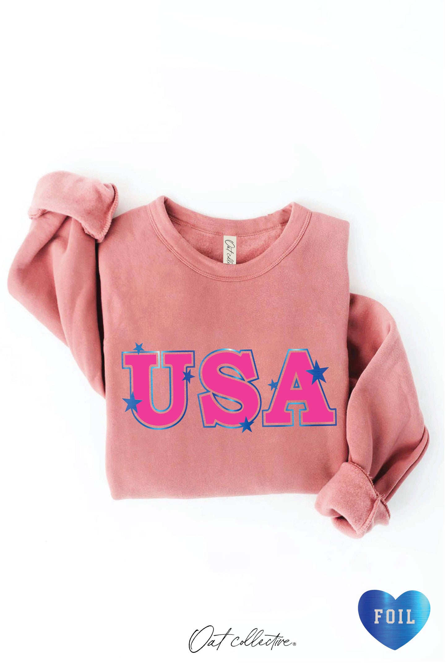 USA FOIL Graphic Sweatshirt