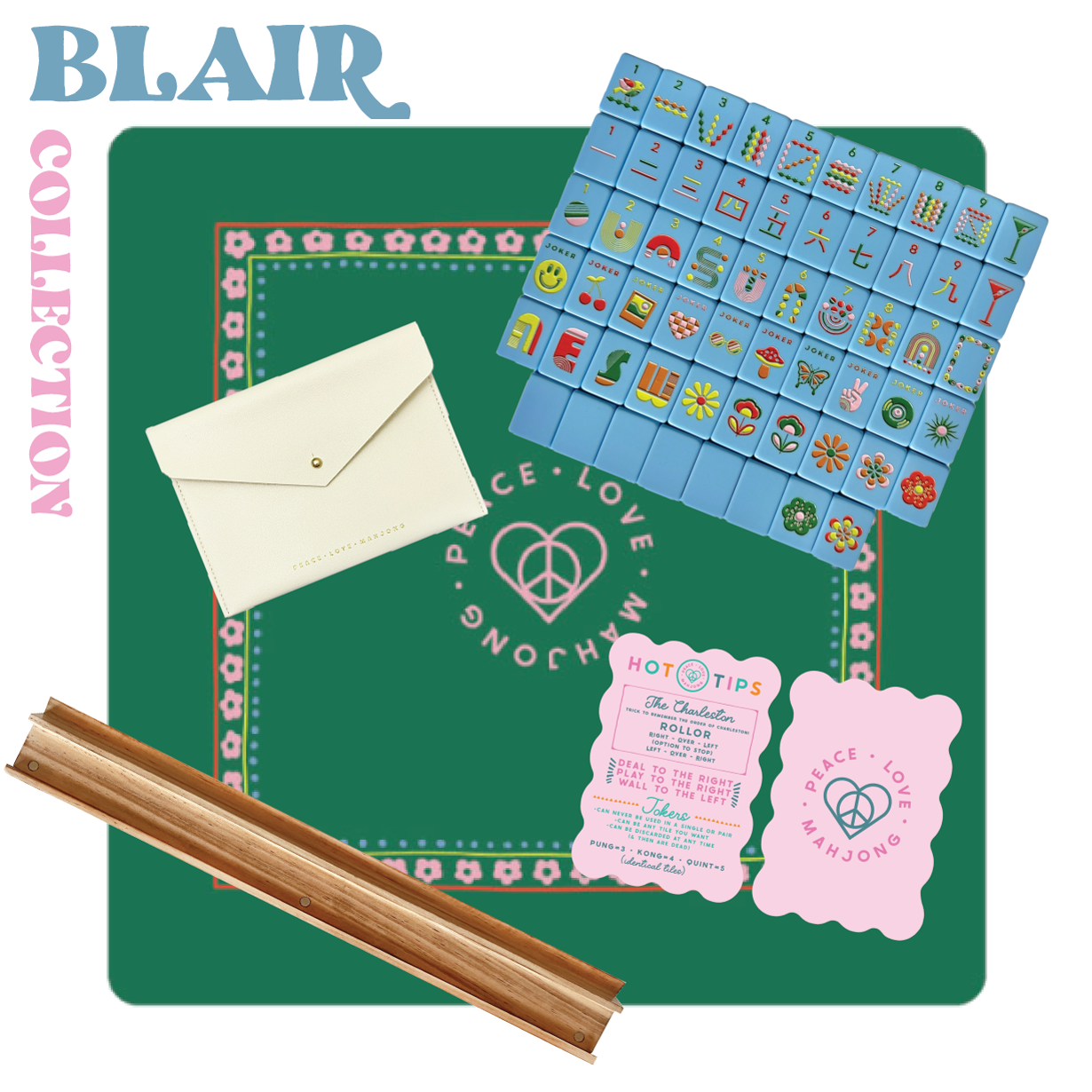 Mahjong Mod Tiles - French Blue