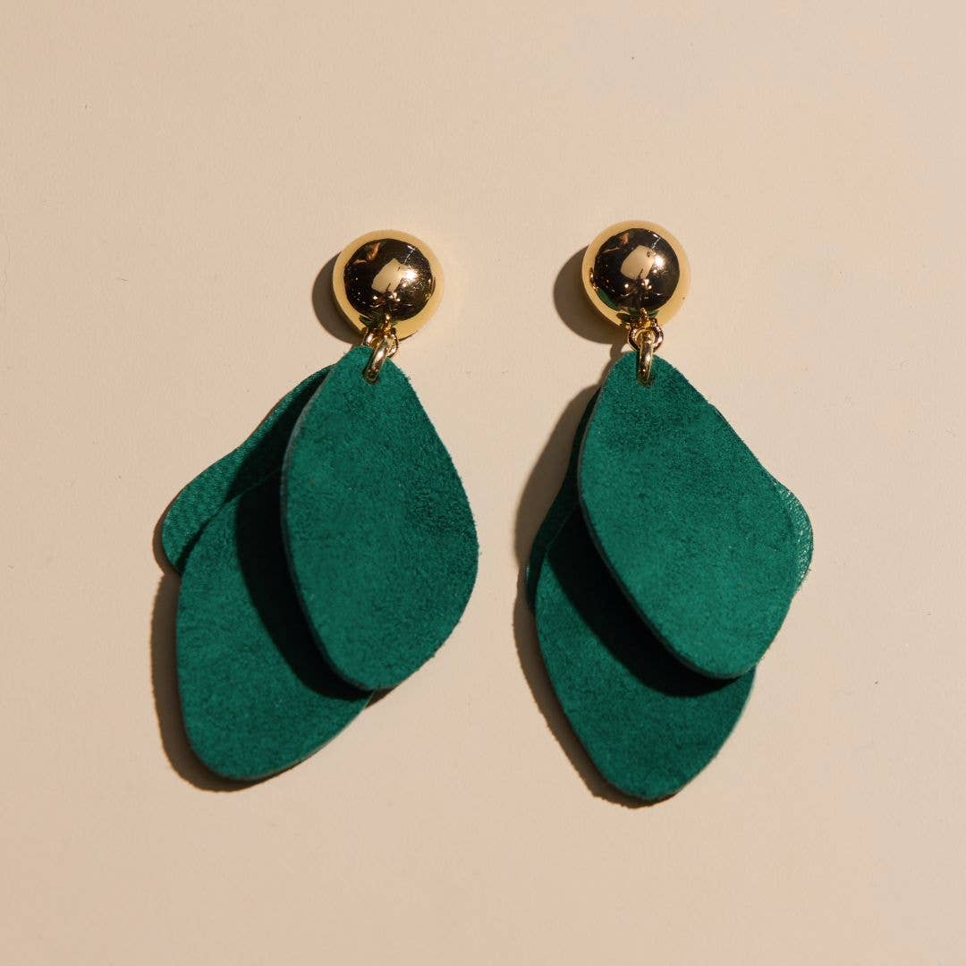 Mistletoe Suede Weston Earrings
