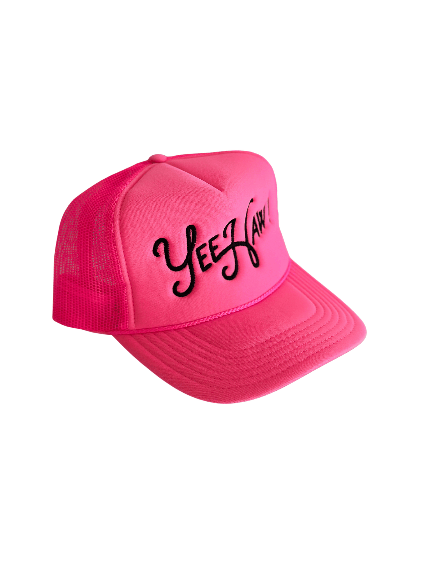 YeeHaw Trucker Hat: Black