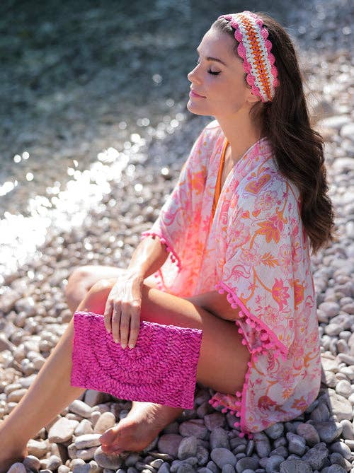 SIMONETTA CLUTCH: Orange