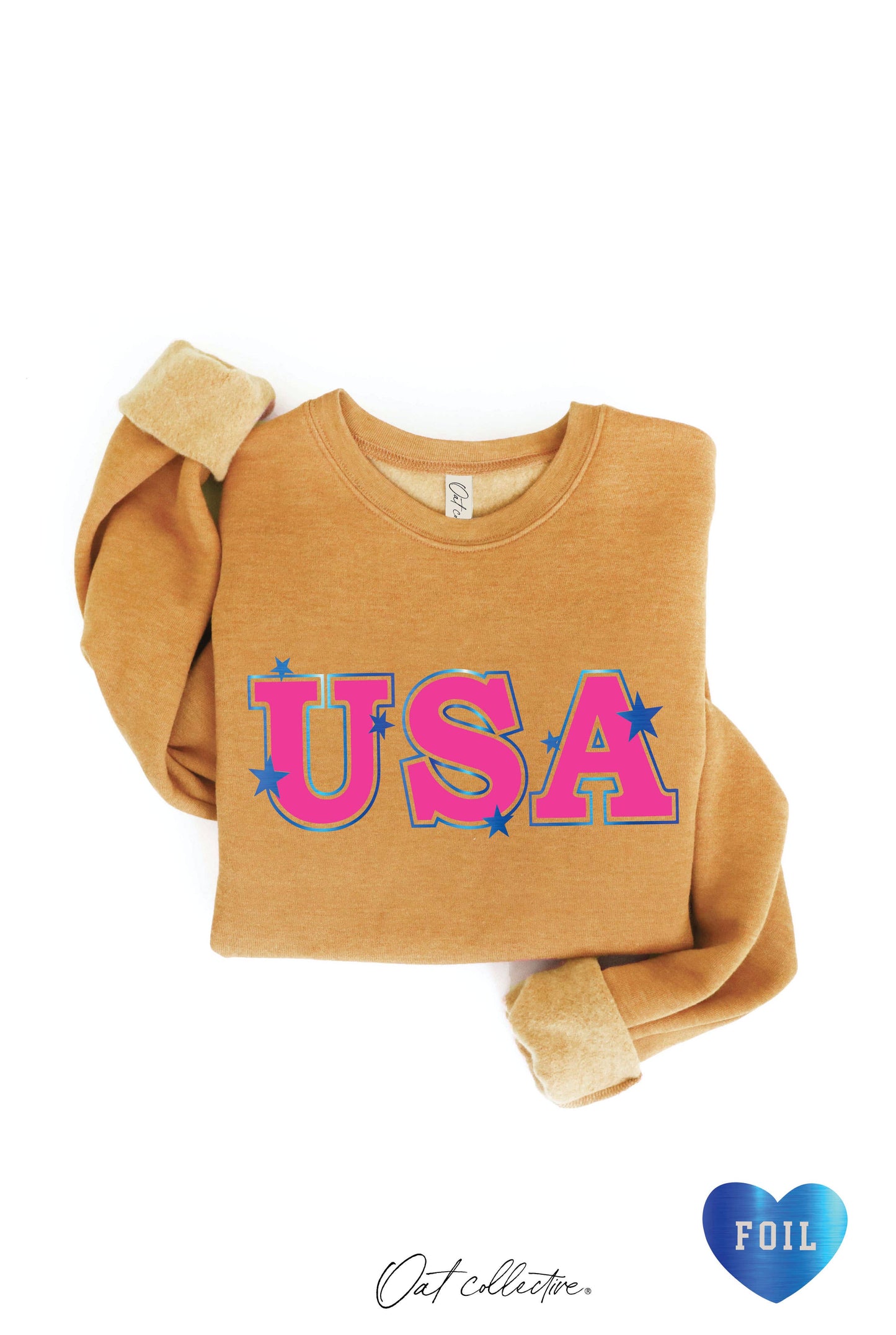 USA FOIL Graphic Sweatshirt