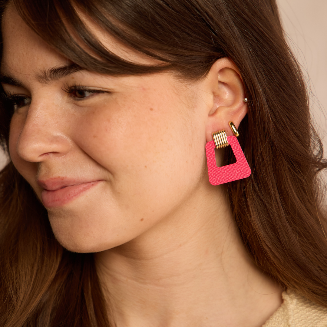 Avery Earrings: Melon