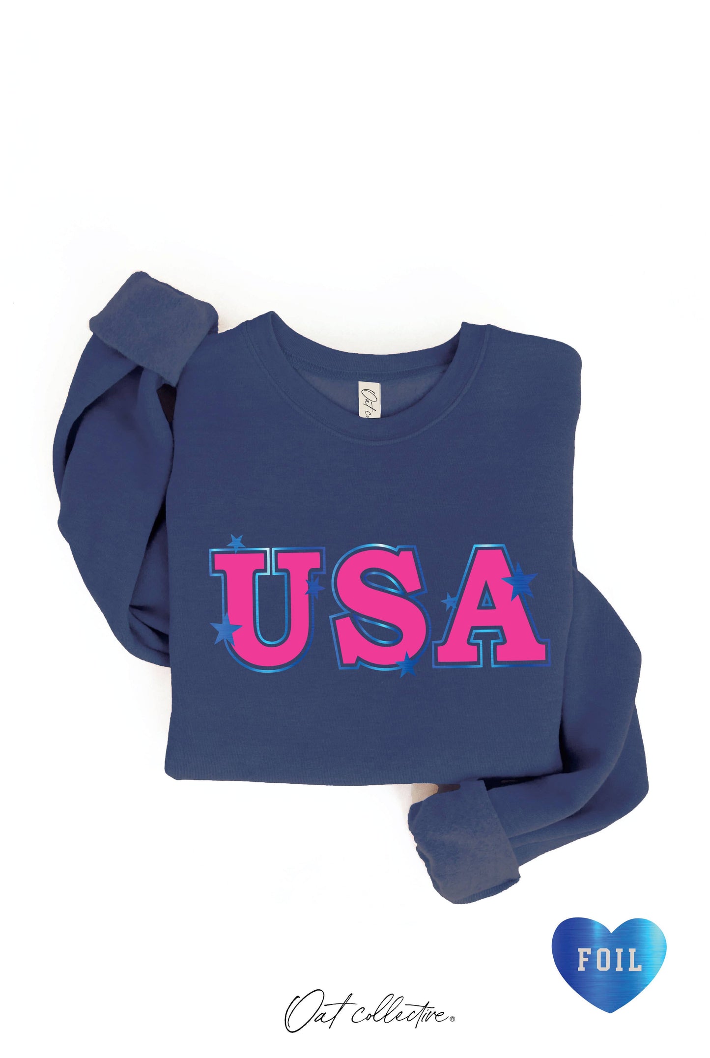 USA FOIL Graphic Sweatshirt