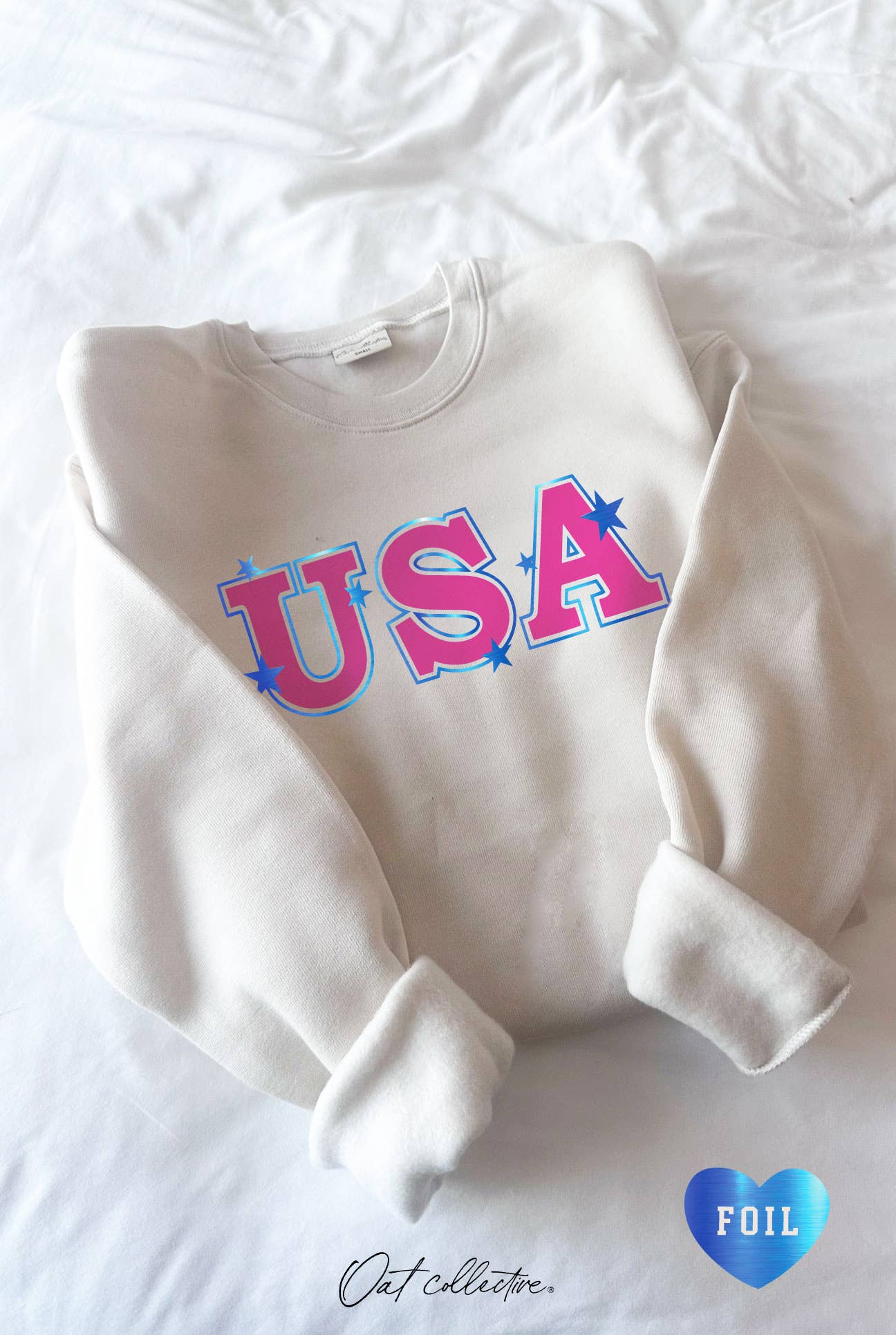 USA FOIL Graphic Sweatshirt