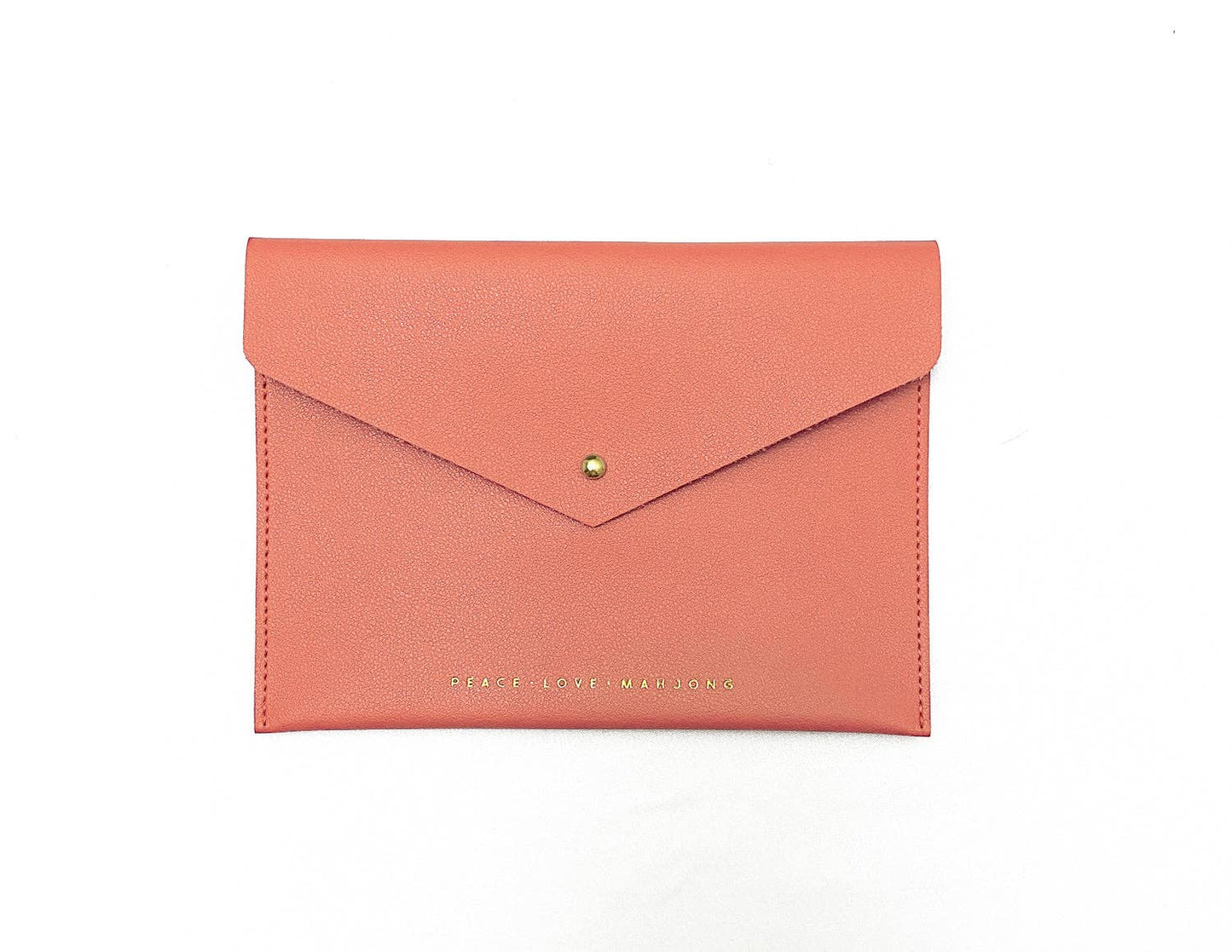 Mahjong Card Clutch: Teal - Large Size