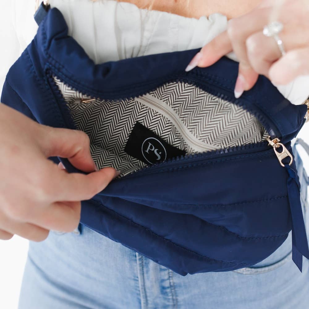 Jolie Puffer Belt Bag: Olive