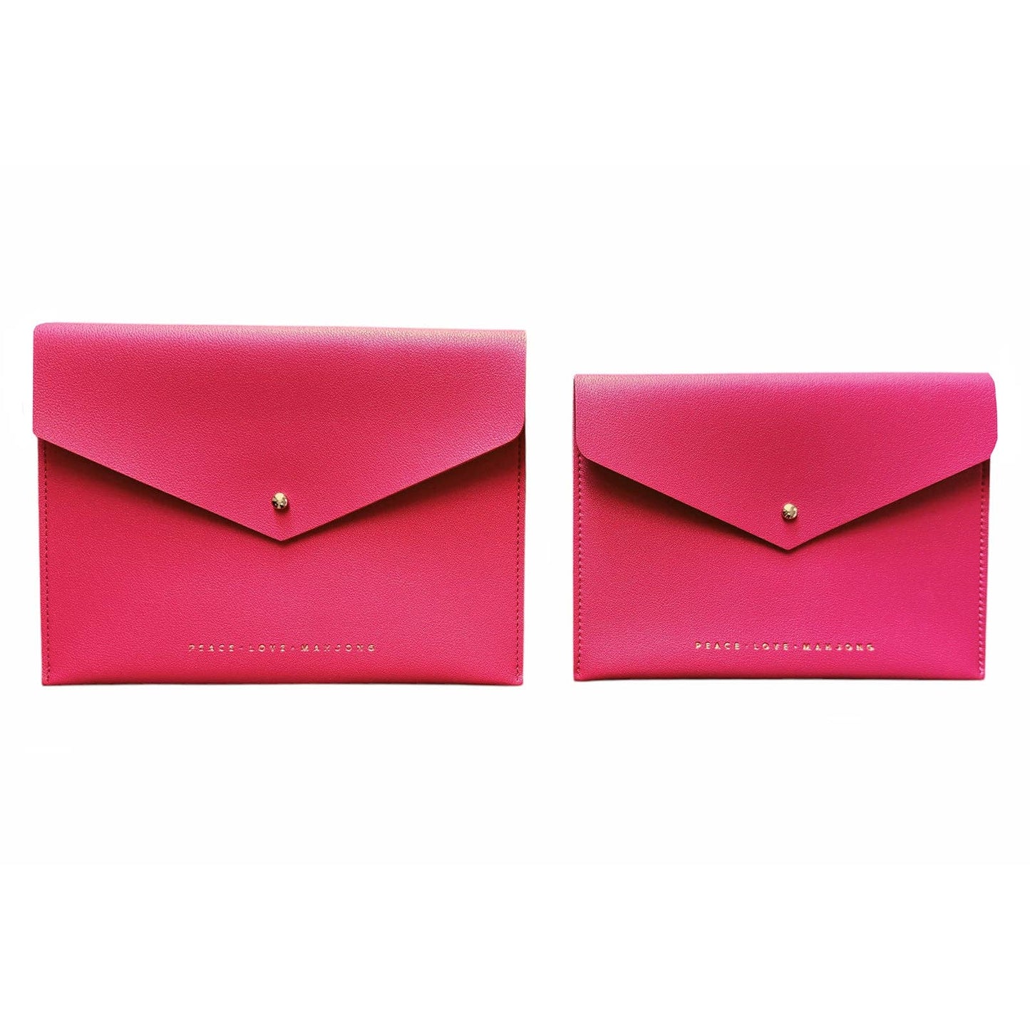 Mahjong Card Clutch: Hunter Green - Large Size