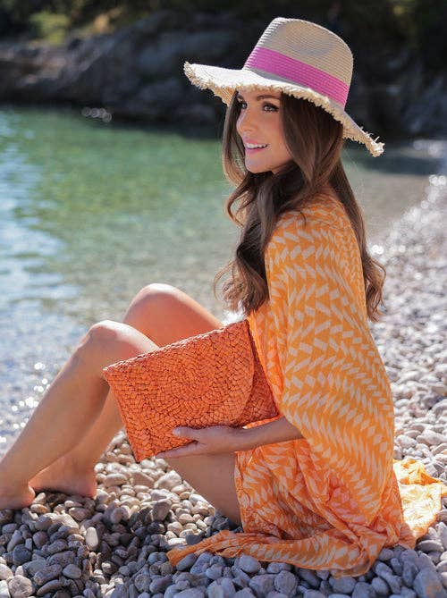 SIMONETTA CLUTCH: Orange