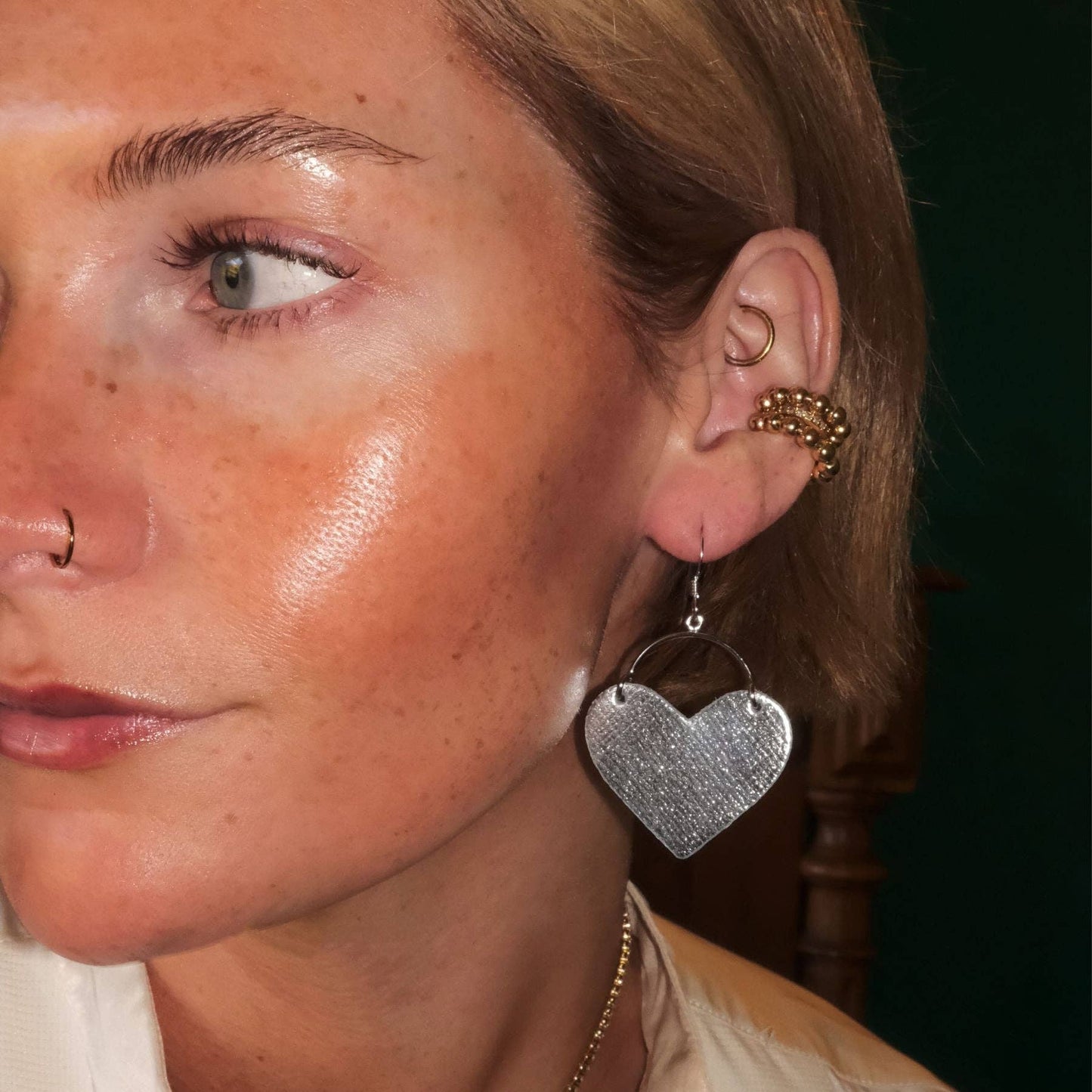 Silver Leaf Lover Earrings