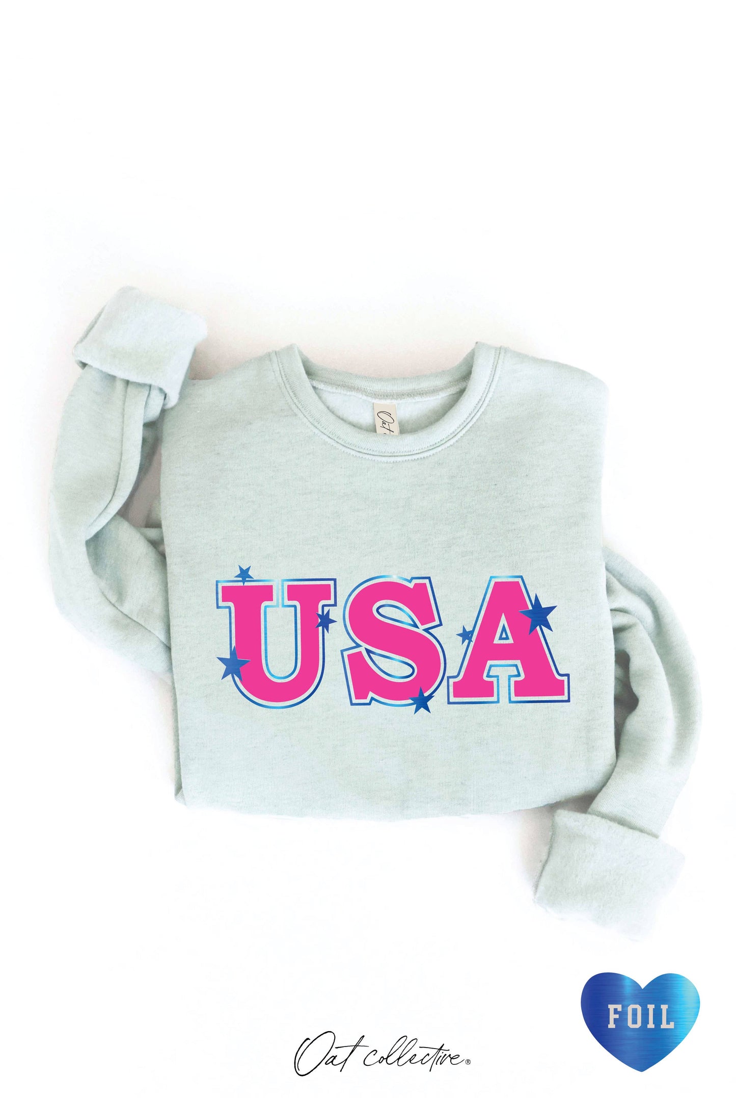 USA FOIL Graphic Sweatshirt