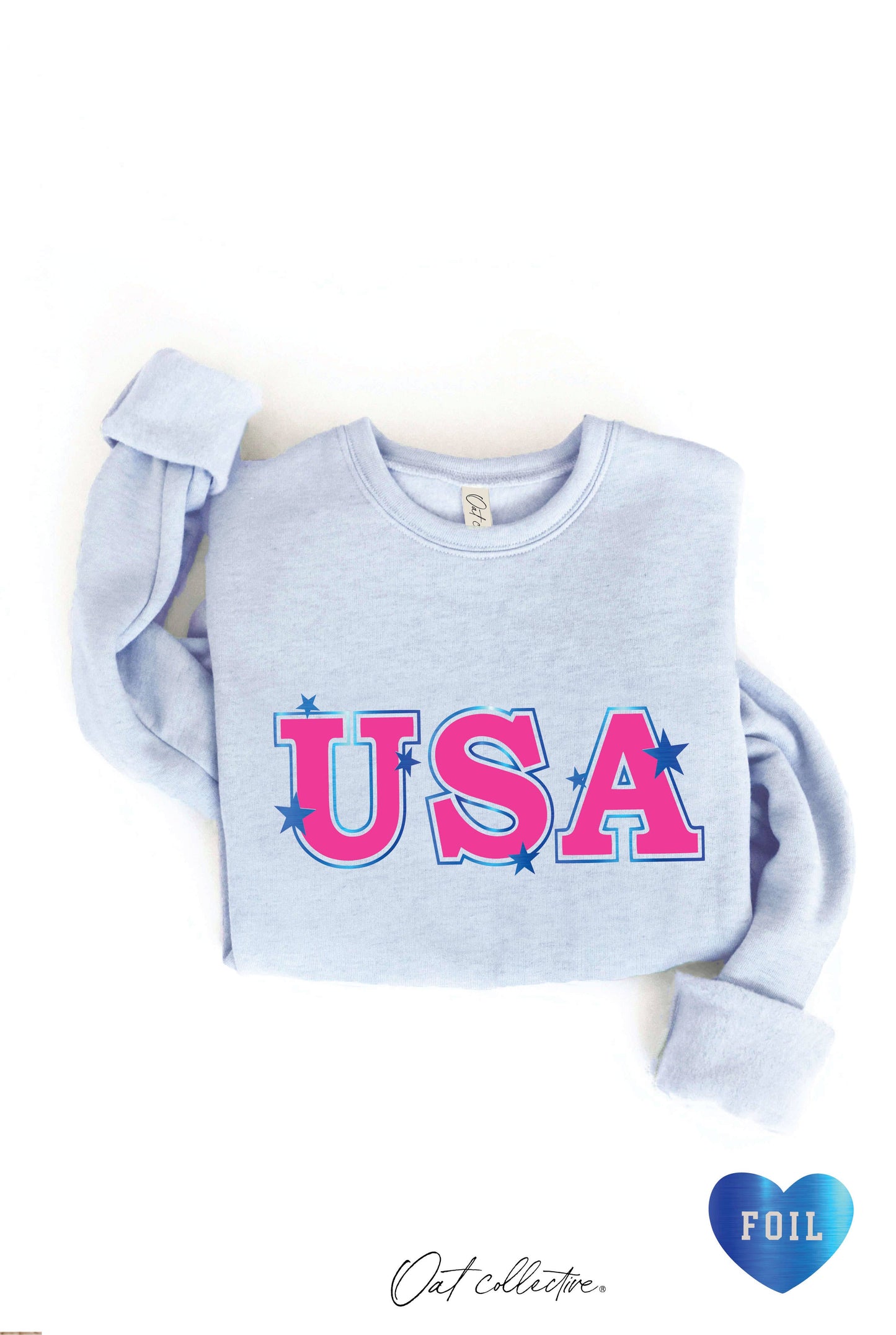 USA FOIL Graphic Sweatshirt