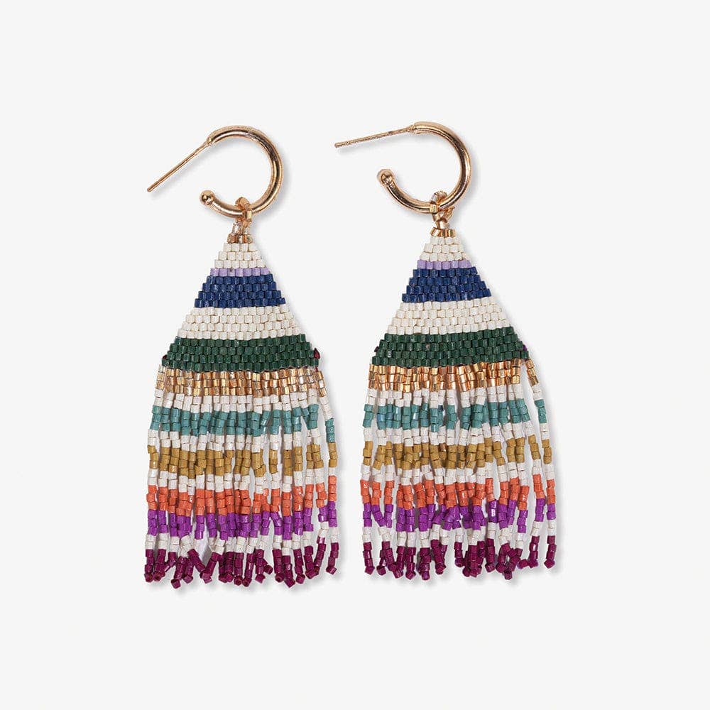 James Mini Gold Beaded Earrings