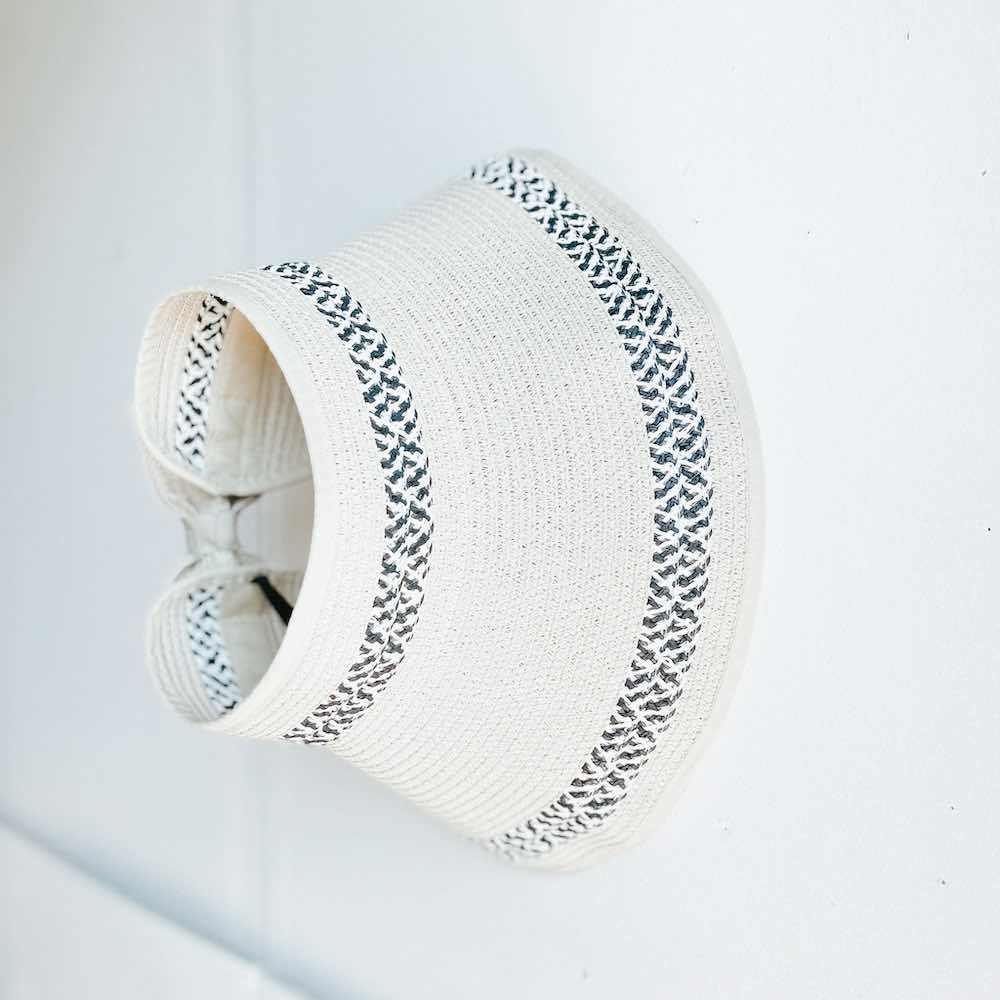 Roll Up Sun Visor: Beige