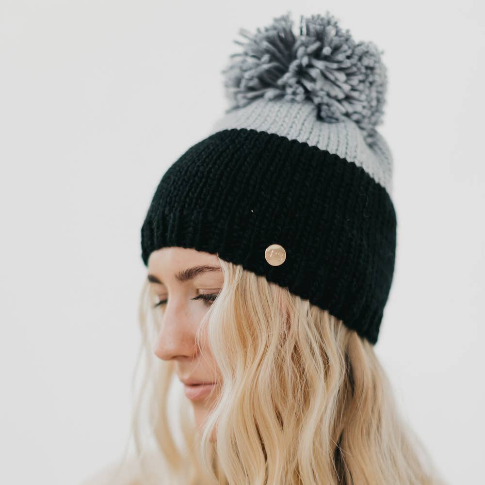 Maeve Snow Beanie Fuschia/Orange
