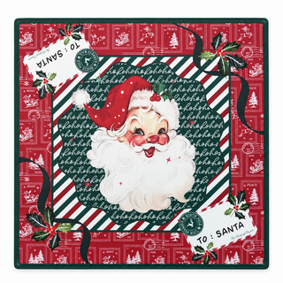 Letters to Santa Double-Sided Leatherette Mahjong Mat