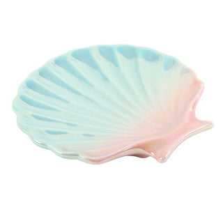 Iridescent Shell Coastal Trinket Dish