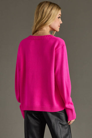 Merry Sweater: Pink/Orange