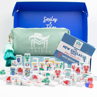 The New England Series: Mahjong Set with Nautical Flair