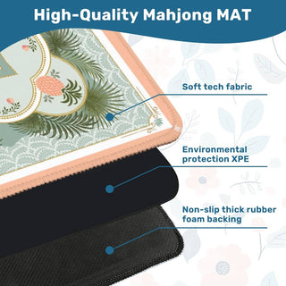 PINEAPPLE PALM MAHJONG MAT | Lotus in the Palms Collection
