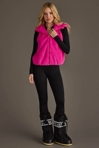 Fuchsia Faux Fur Vest