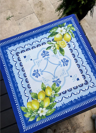 Amalfi Coast Mahjong Mat Collection – Mahj on the Mediterran: 33" x 33" (Preorder)