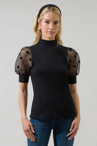 Erlina Heart Top