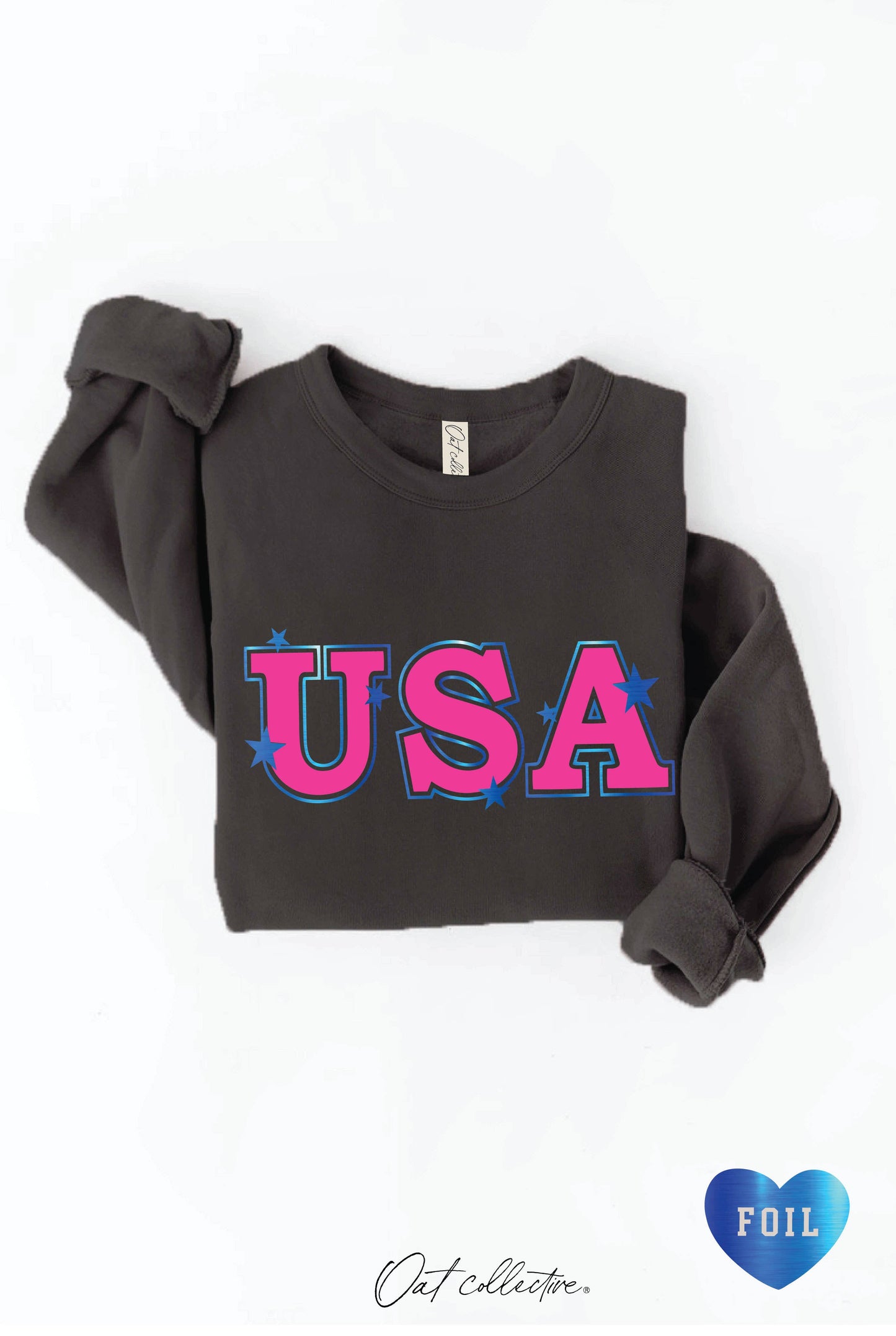 USA FOIL Graphic Sweatshirt