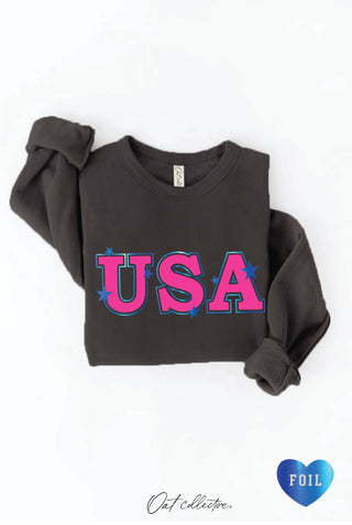 USA FOIL Graphic Sweatshirt