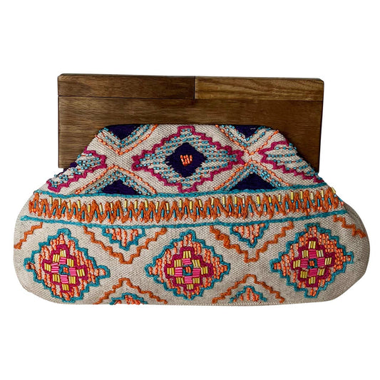 Atlas Beaded Clutch