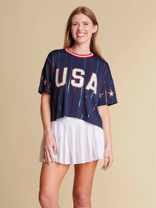 The All-American Sequin Tee