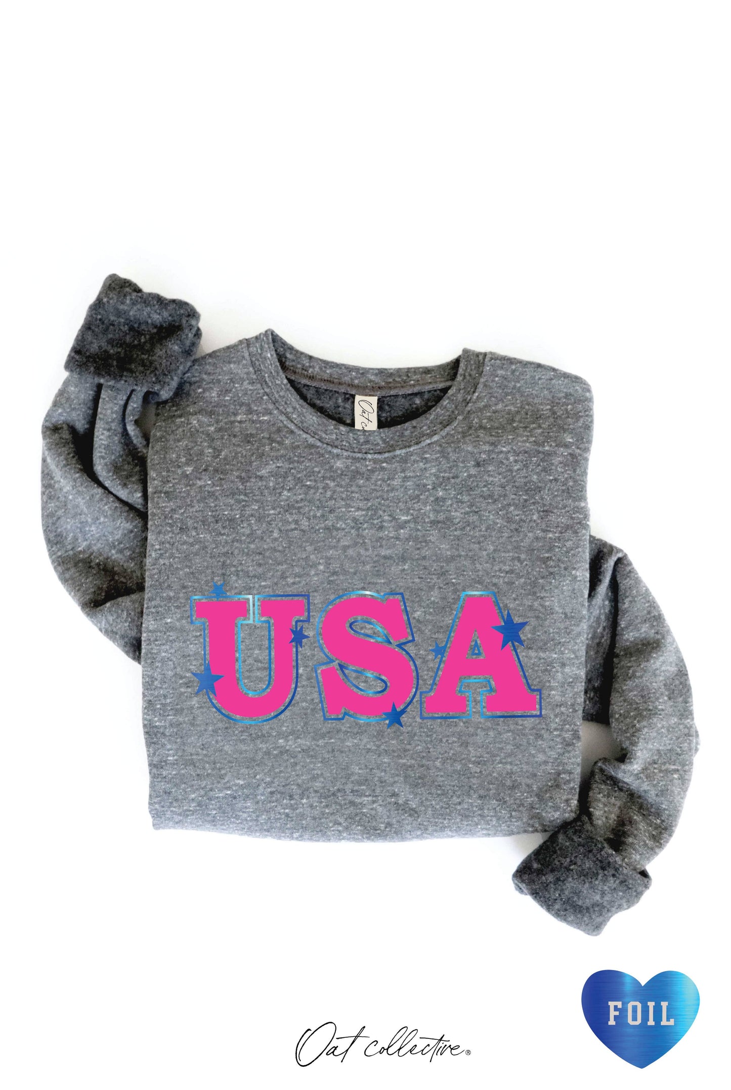 USA FOIL Graphic Sweatshirt