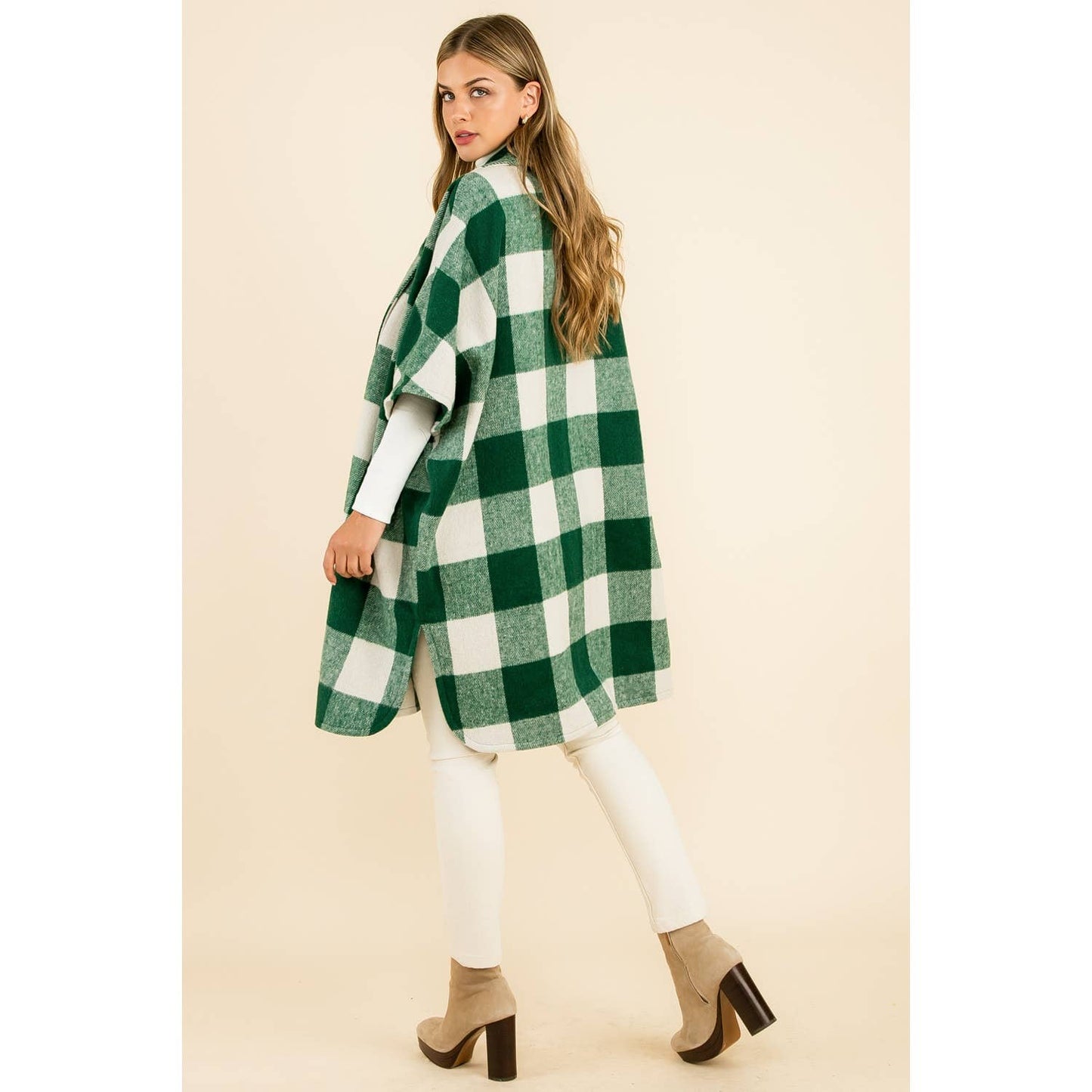 Chandler Checkered Long Coat