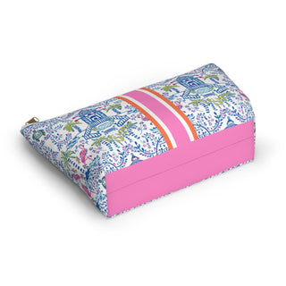 Britt Mills Mahjong Tile Pouch: Aria (Blue)