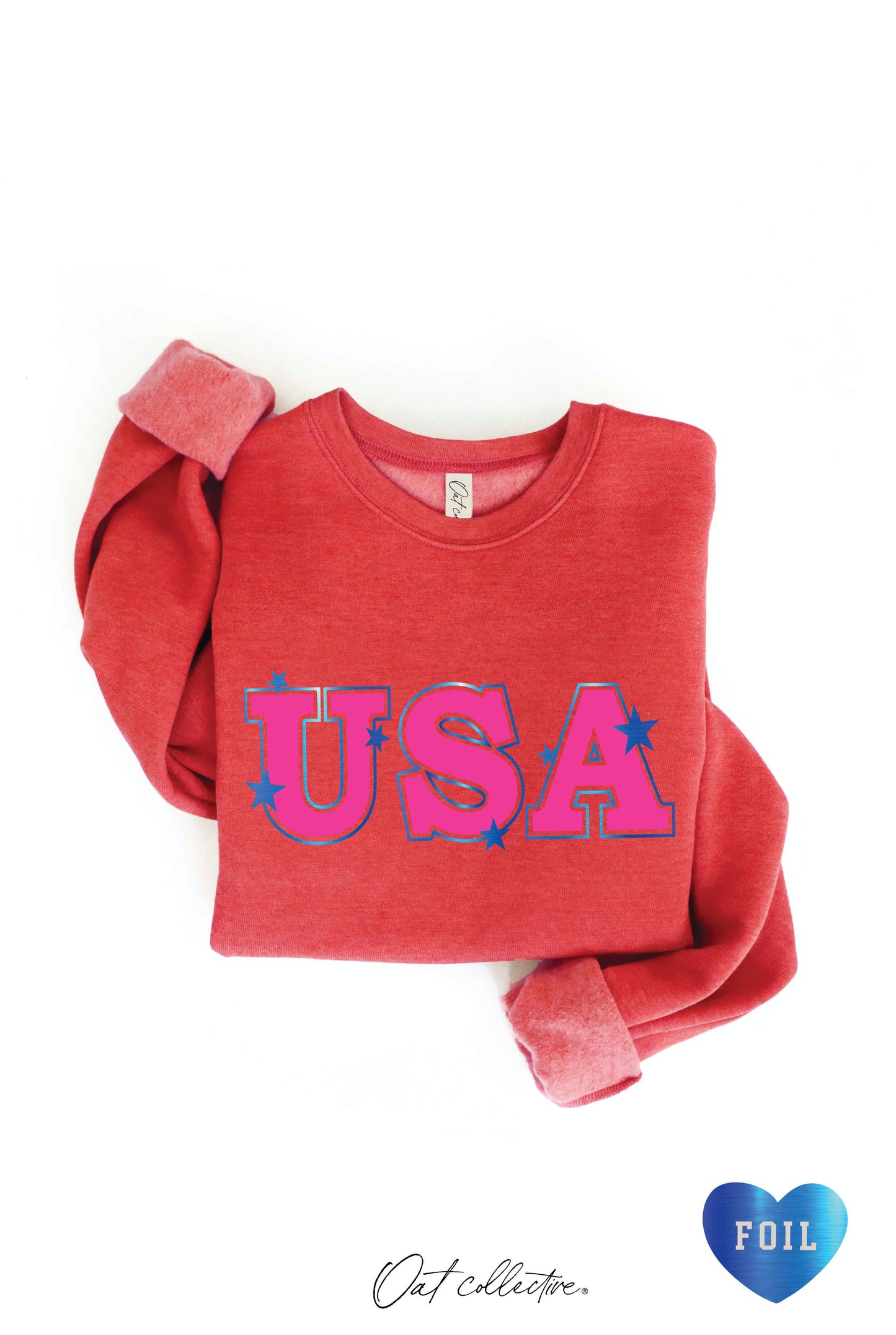 USA FOIL Graphic Sweatshirt