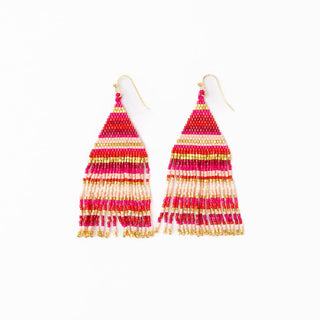 Lexie Earrings: Hot Pink