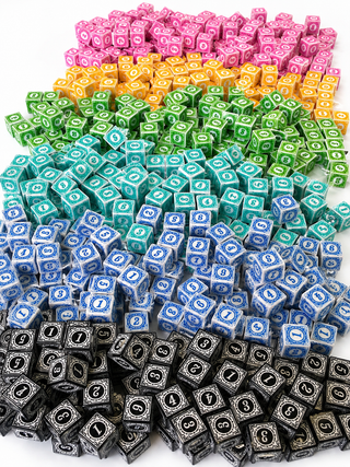 Para"Dice" Mahjong Specialty Dice Gift Ready : Mali-Blue