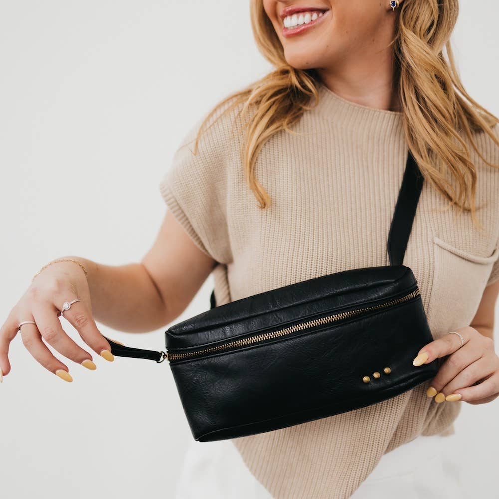 Whitley Waist Crossbody Bag : Black