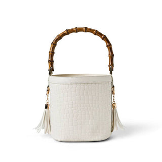 Tala Moonlight Tile Bag - Ivory Crocodile