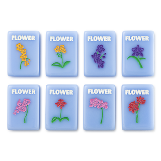 Amahj Signature Engraved Tile Set- Blue
