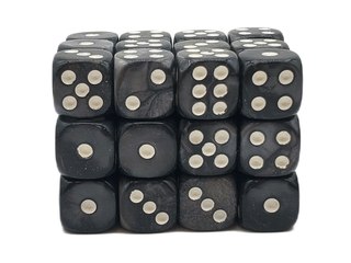 Pearl Black Dice 36 Count