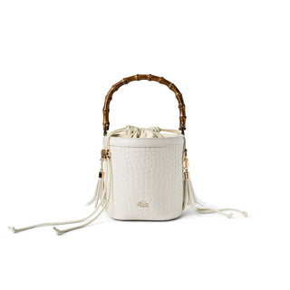 Tala Moonlight Tile Bag - Ivory Crocodile