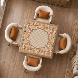 Pumpkin Plaid Mahjong Mat (Preorder)