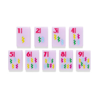 Amahj Signature Engraved Tile Set- Lilac